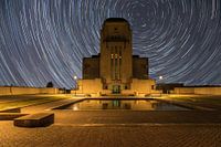 Star tracks or Star Trail at Radio Kootwijk.