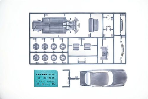 Puzzle radiographique Citroën DS