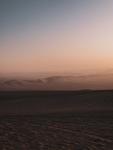 Soirée dans le désert