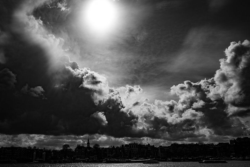 Clouds over Amsterdam by Bram van den Berg