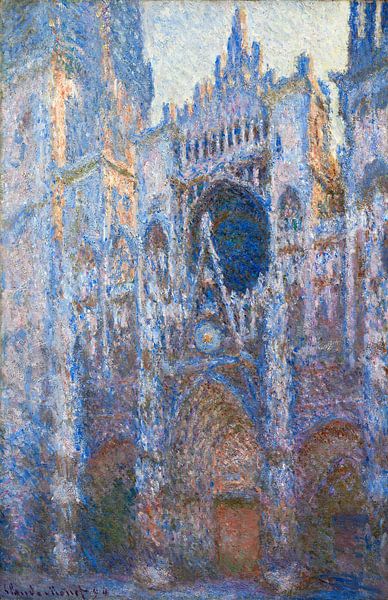 Cathédrale de Rouen, Façade Ouest, Claude Monet par Liszt Collection