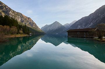 Heiterwanger meer in Tirol, Oostenrijk van Thomas Marx