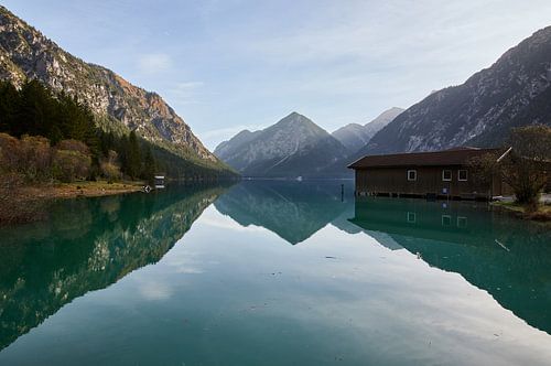 Heiterwanger Lake in Tyrol, Austria