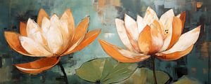 Lotusblumen Abstrakt