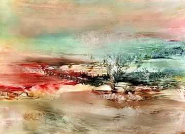 Landschaft  Fantasie - De Fantasie van het landschap von Claudia Gründler