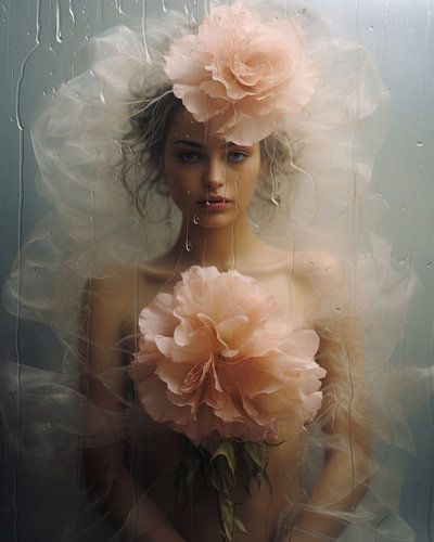 Modern portret "Soft and tender in pastel"