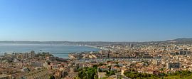 Marseille view from the Notre-Dame de la Gardes  by Sjoerd van der Wal Photography