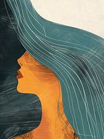 Femme bleue