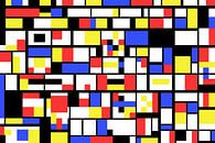 Piet Mondriaan stijl abstract en non-figuratief van Gert Hilbink thumbnail