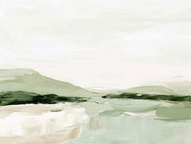 Serene Green Landscape by Kathrin Pienaar