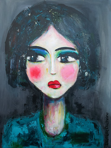 Abstract portrait van Francoise - Pablo Picasso