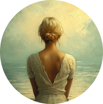 Pastel Vrouwenportret