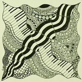 Zentangle Kunst von Anja  Bulté