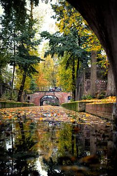 Blick auf die Brigittenbrug im Zentrum von Utrecht von André Blom Fotografie Utrecht