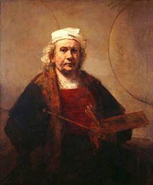 Autoportrait avec deux cercles, Rembrandt van Rijn