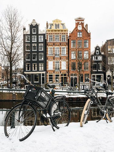 Huizen op Herengracht, Amsterdam van Lorena Cirstea