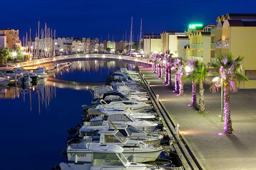 De jachthaven van Gruissan