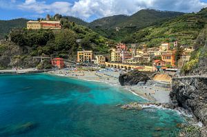 Das Dorf Monterosso, Cinque Terre, Italien