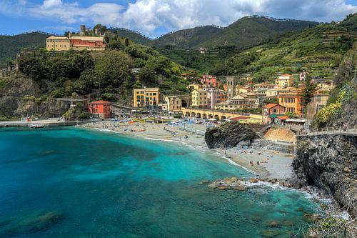 The village of Monterosso, Cinque Terre, Italy
