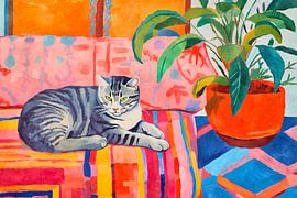 Cozy Cat by Andrea Haase