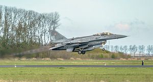 Start der polnischen Lockheed Martin F-16D Fighting Falcon.