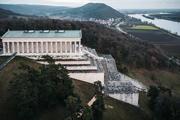 Walhalla Donaustauf near Regensburg on the Danube in Bavaria Ger