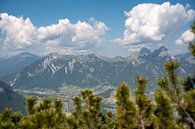 Uitzicht vanaf de Tauern naar de Hahnenkamm van Leo Schindzielorz thumbnail