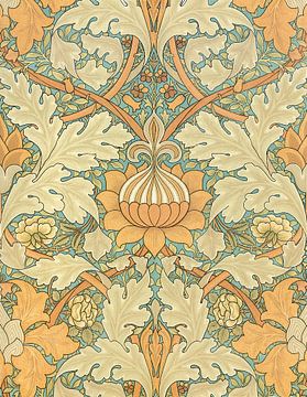 William Morris - Behang (ontworpen voor St. James's Palace) van Peter Balan