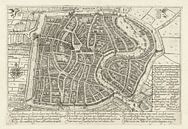 Karte von Haarlem von 1628 von Historisch Haarlem Miniaturansicht