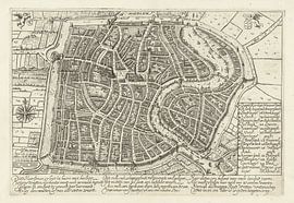 Map of Haarlem from 1628