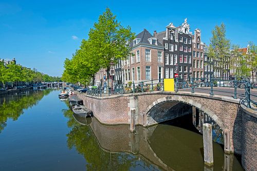 Stadsgezicht van Amsterdam aan de Keizersgracht