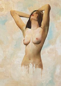 Erotischer Nackt - Nackt in einem Zustand der Entspannung von Jan Keteleer