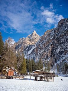 Bootssteg am Pragser Wildsee