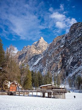 Bootssteg am Pragser Wildsee