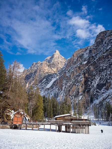 Embarcadère au lac Pragser Wildsee par t.ART