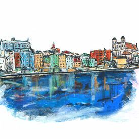 Passau Een kleurrijke en vrolijke stad in Beieren van Susanna Schorr