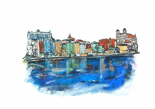 Passau Chère ville colorée et joyeuse en Bavière