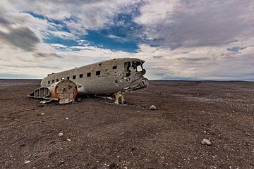 Flugzeugwrack der Solheimasandur