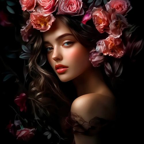 Blumengeheimnis: Zartes Rosa