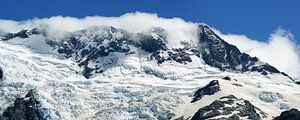 Snow covered mountains - Nieuw Zeeland sur Jeroen van Deel