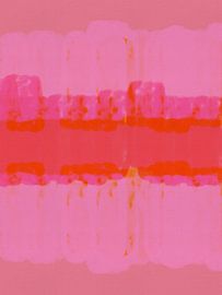 Neon pink, red, orange. Colorful abstract in vivid colors by Dina Dankers