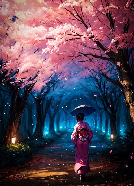 Whispers of Sakura Night by Ruzerin