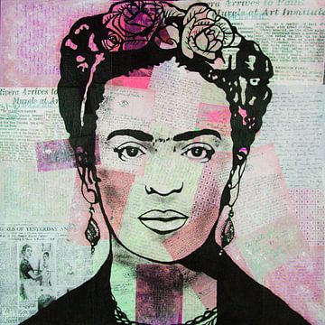Frida Tricolore sur Kathleen Artist Fine Art