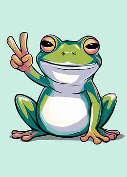 Lustiger Frosch von Vicky Hanggara