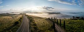 Foggy morning in Tuscany by Bart Ceuppens