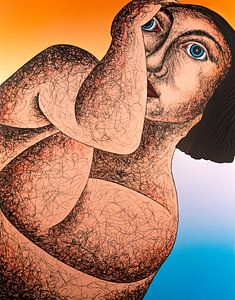 Embrasser la femme