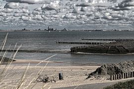 La mer à Breskens en Zélande