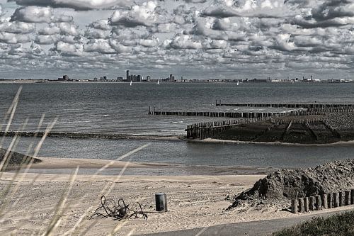 The sea at Breskens in Zeeland