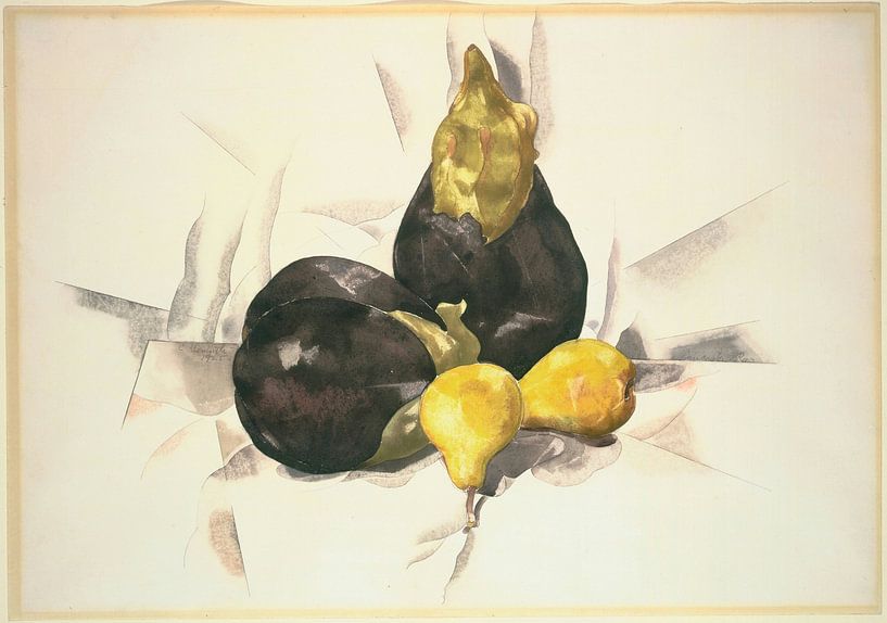 Aubergines en Peren, Charles Demuth van Meesterlijcke Meesters
