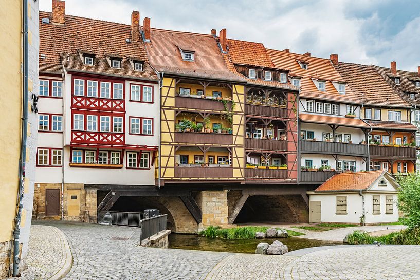 Fachwerkhäuser der Krämerbrücke Erfurt von Gunter Kirsch